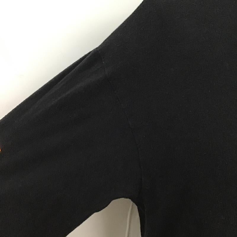 アンディフィーテッド UNDEFEATED Tシャツ 長袖 Champion ロンT L プリント 黒 / ブラック /  メンズ USED 古着 中古 10102297