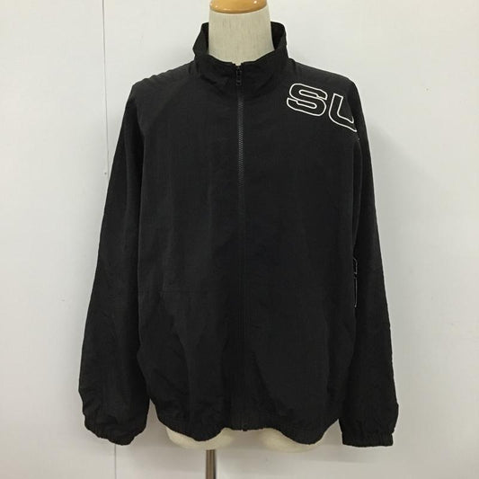 シュプリーム Supreme ジャケット、上着 ジャンパー、ブルゾン split track jacket ナイロンジャケット L ロゴ、文字 黒 / ブラック /  メンズ USED 古着 中古 10102300