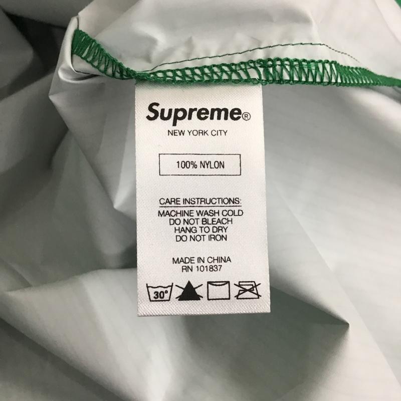 シュプリーム Supreme ジャケット、上着 ジャンパー、ブルゾン 17AW Packable Ripstop Pullover ナイロンジャケット L 無地 X ロゴ、文字 緑 / グリーン /  メンズ USED 古着 中古 10102301