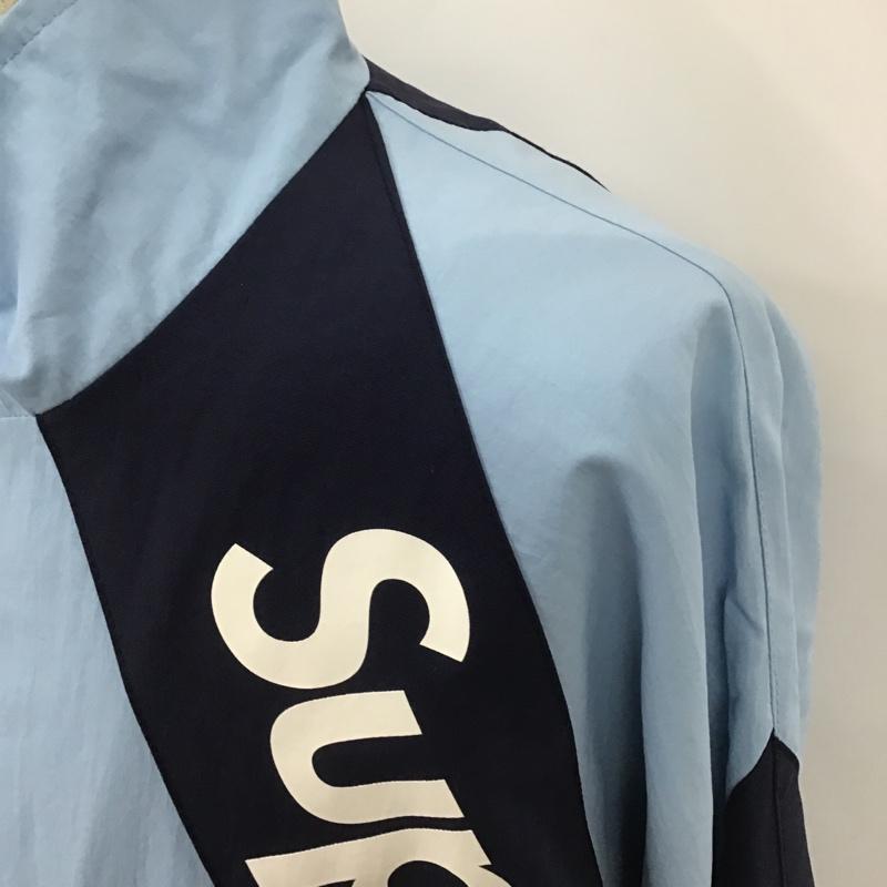 シュプリーム Supreme ジャケット、上着 ジャンパー、ブルゾン 20SS Paneled Track Jacket パネルトラックジャケット XL ロゴ、文字 紺 / ネイビー / X 水色 / ライトブルー /  メンズ USED 古着 中古 10102303