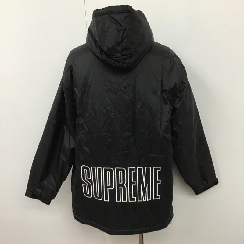 シュプリーム Supreme ジャケット、上着 ジャンパー、ブルゾン Champion Pullover Parka L ロゴ、文字 黒 / ブラック /  メンズ USED 古着 中古 10102312