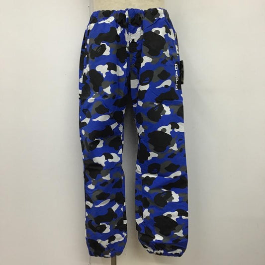 アベイシングエイプ A BATHING APE パンツ ワークパンツ、ペインターパンツ ナイロン サルカモ L 総柄 マルチカラー / マルチカラー /  メンズ USED 古着 中古 10102319