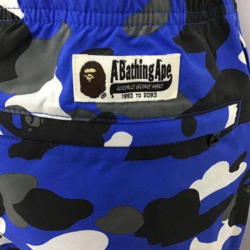 アベイシングエイプ A BATHING APE パンツ ワークパンツ、ペインターパンツ ナイロン サルカモ L 総柄 マルチカラー / マルチカラー /  メンズ USED 古着 中古 10102319