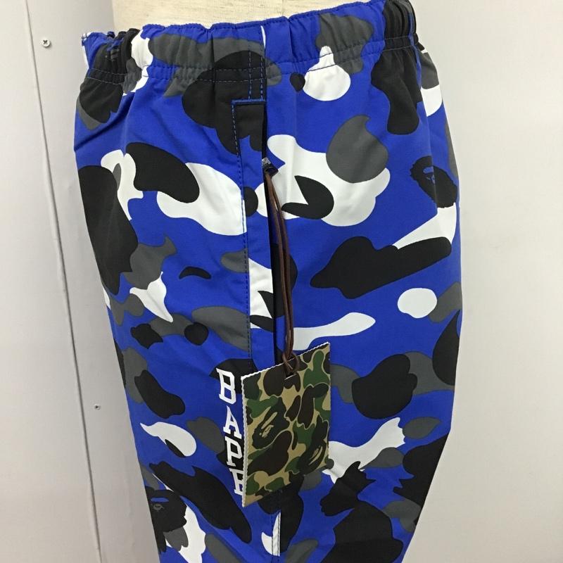 アベイシングエイプ A BATHING APE パンツ ワークパンツ、ペインターパンツ ナイロン サルカモ L 総柄 マルチカラー / マルチカラー /  メンズ USED 古着 中古 10102319