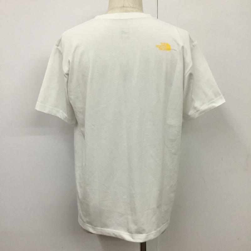 ザノースフェイス THE NORTH FACE Tシャツ 半袖 NT31956 XL プリント X ロゴ、文字 白 / ホワイト /  メンズ USED 古着 中古 10102323