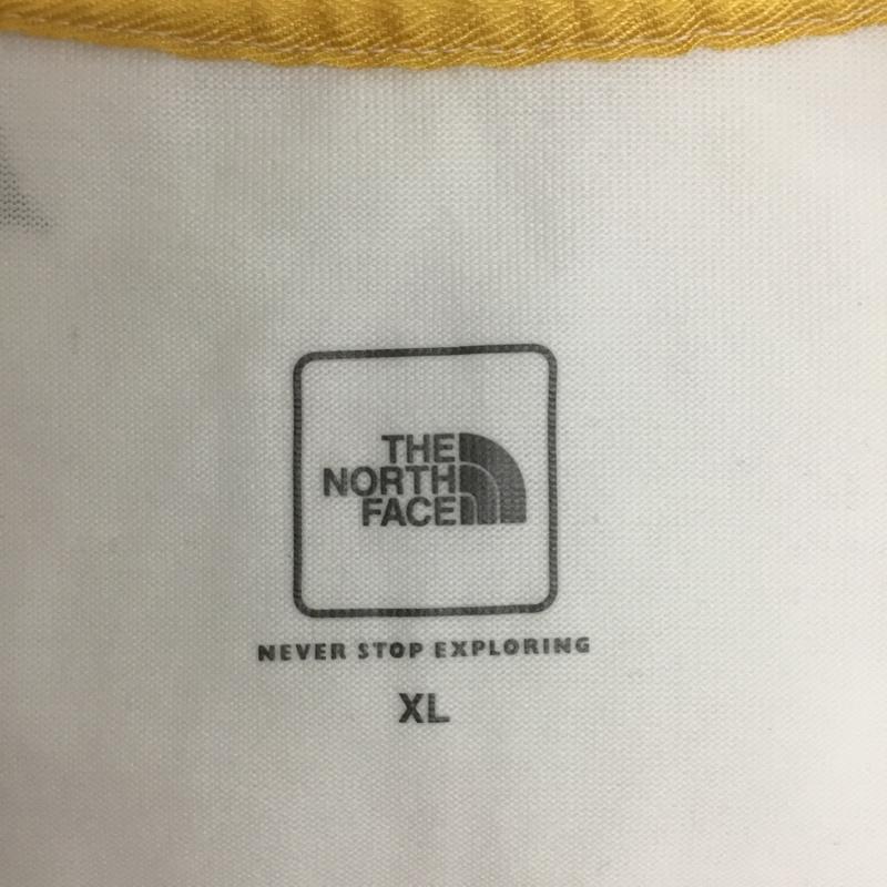 ザノースフェイス THE NORTH FACE Tシャツ 半袖 NT31956 XL プリント X ロゴ、文字 白 / ホワイト /  メンズ USED 古着 中古 10102323