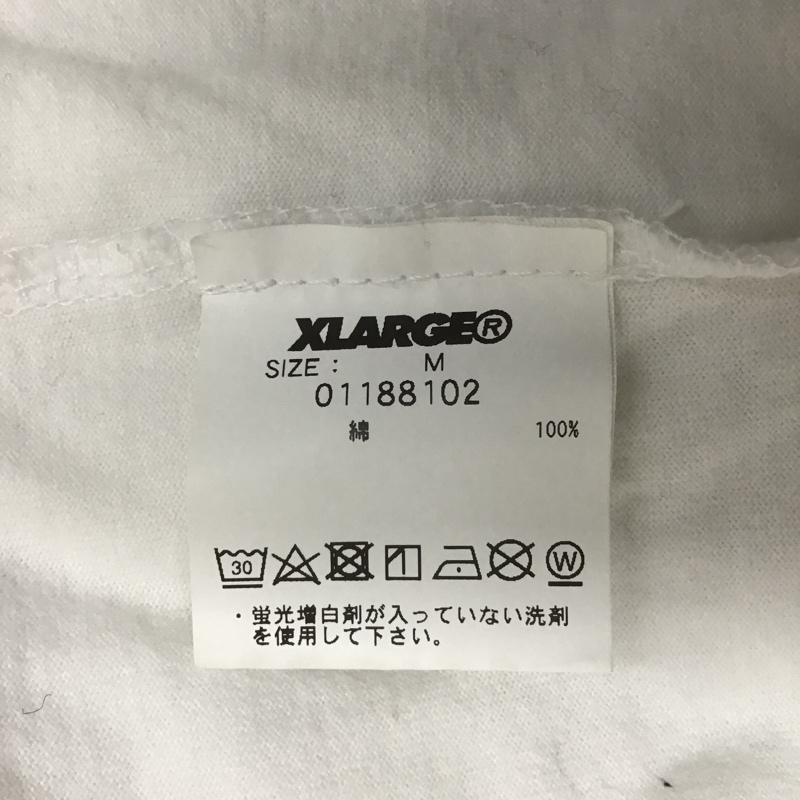 エクストララージ XLARGE Tシャツ 半袖 M プリント 白 / ホワイト /  メンズ USED 古着 中古 10102327