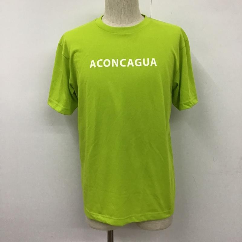 ザノースフェイス THE NORTH FACE Tシャツ 半袖 NT31217 L ロゴ、文字 黄緑 / イエローグリーン /  メンズ USED 古着 中古 10102332