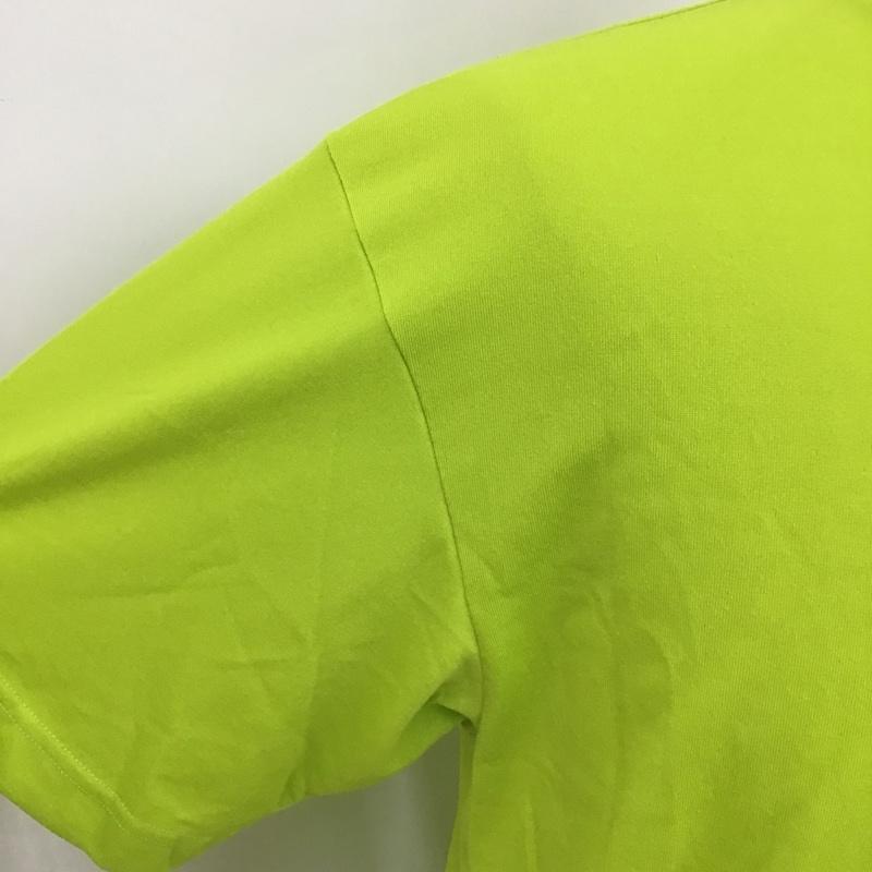 ザノースフェイス THE NORTH FACE Tシャツ 半袖 NT31217 L ロゴ、文字 黄緑 / イエローグリーン /  メンズ USED 古着 中古 10102332