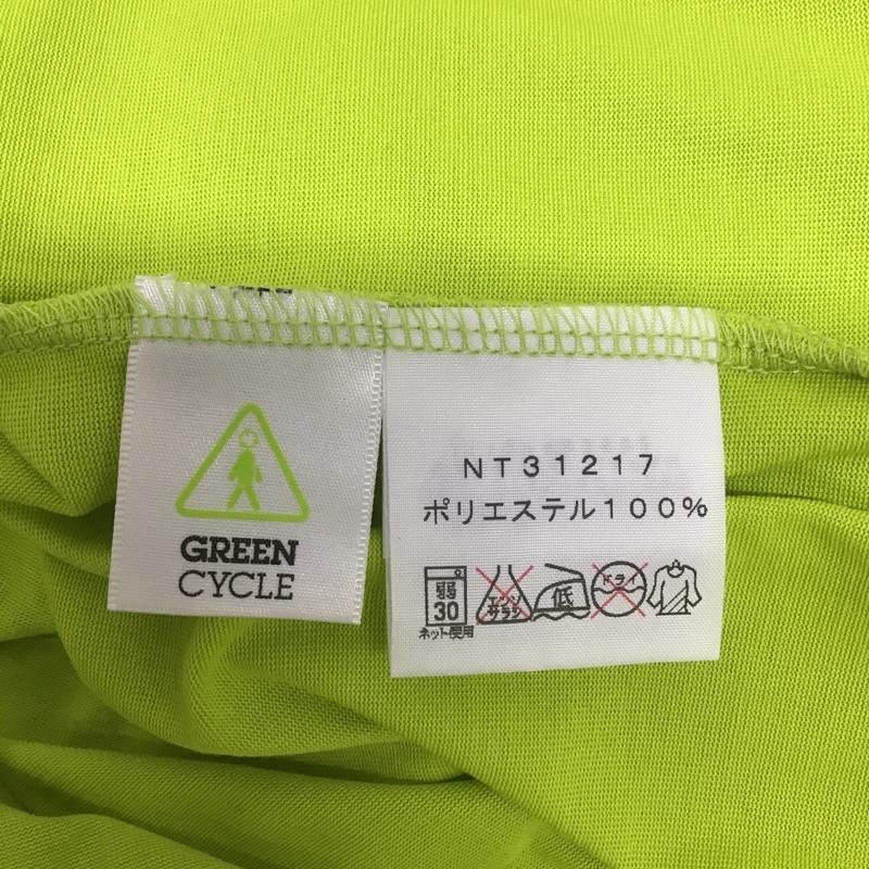 ザノースフェイス THE NORTH FACE Tシャツ 半袖 NT31217 L ロゴ、文字 黄緑 / イエローグリーン /  メンズ USED 古着 中古 10102332