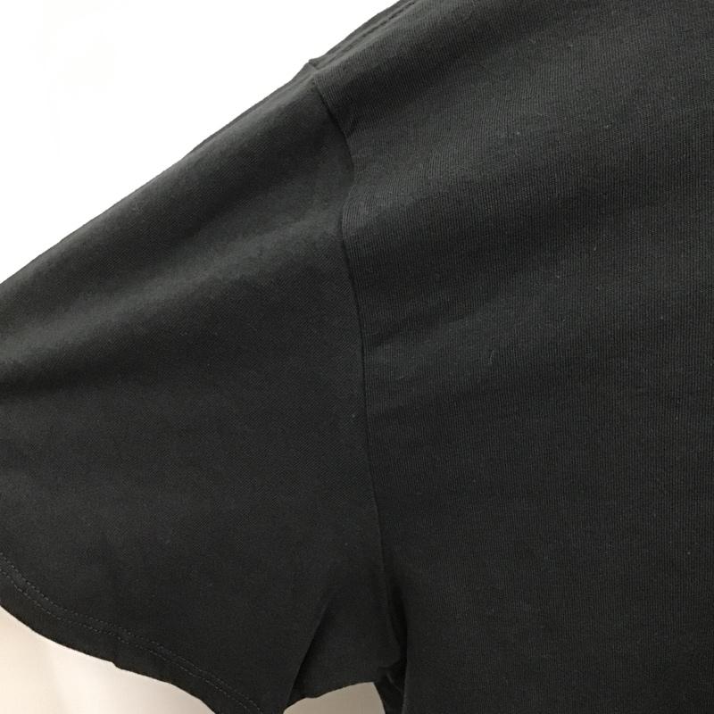 エッセンシャルズ ESSENTIALS Tシャツ 半袖 L ロゴ、文字 黒 / ブラック /  メンズ USED 古着 中古 10102343