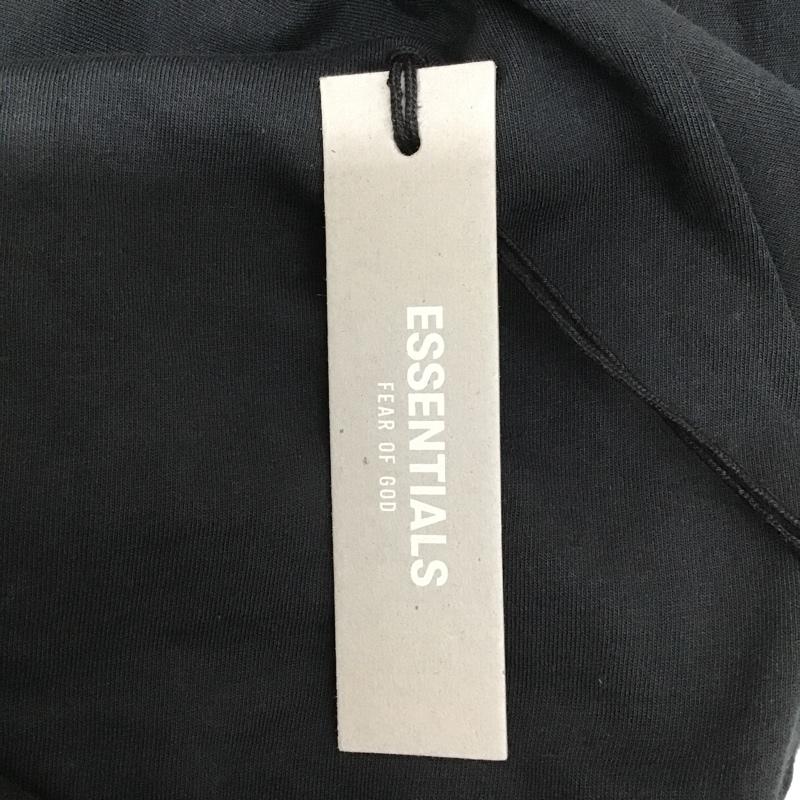 エッセンシャルズ ESSENTIALS Tシャツ 半袖 L ロゴ、文字 黒 / ブラック /  メンズ USED 古着 中古 10102343