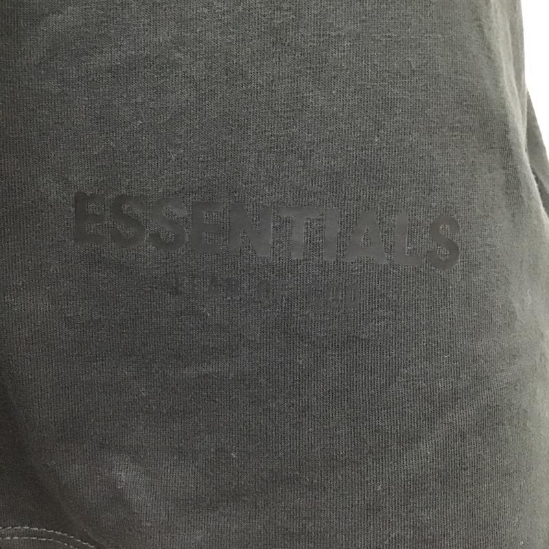 エッセンシャルズ ESSENTIALS Tシャツ 半袖 M ロゴ、文字 黒 / ブラック /  メンズ USED 古着 中古 10102345