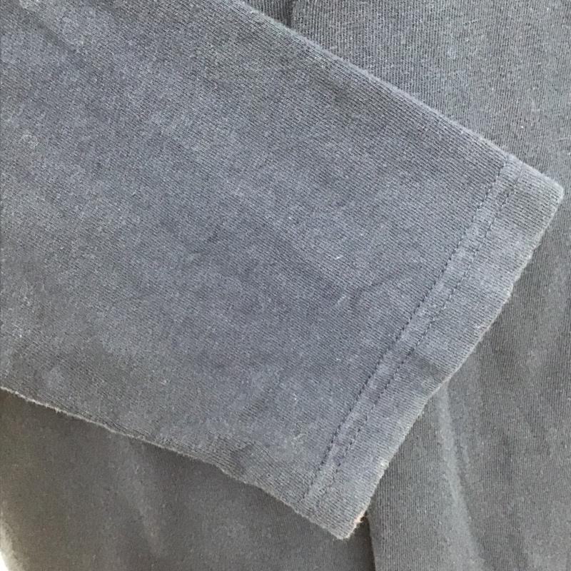 ステュディオ・ダ・ルチザン STUDIO D'ARTISAN Tシャツ 長袖 XL プリント 紺 / ネイビー /  メンズ USED 古着 中古 10102355