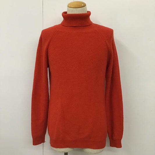 ビームス BEAMS ニット、セーター 長袖 タートルネック M 無地 赤 / レッド /  メンズ USED 古着 中古 10102358