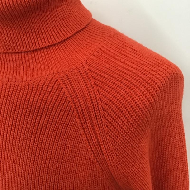 ビームス BEAMS ニット、セーター 長袖 タートルネック M 無地 赤 / レッド /  メンズ USED 古着 中古 10102358