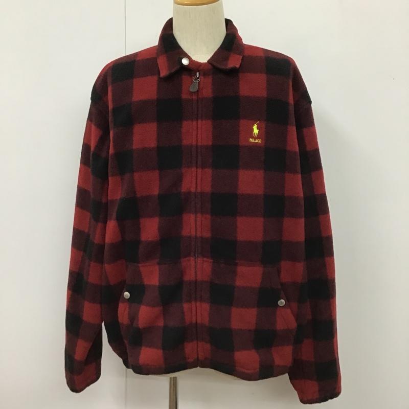 ラルフローレン RALPHLAUREN ジャケット、上着 ジャンパー、ブルゾン PALACE SKATEBOARDS × Polo Ralph Lauren Polar Fleece Harrington L チェック マルチカラー / マルチカラー /  メンズ USED 古着 中古 10102361