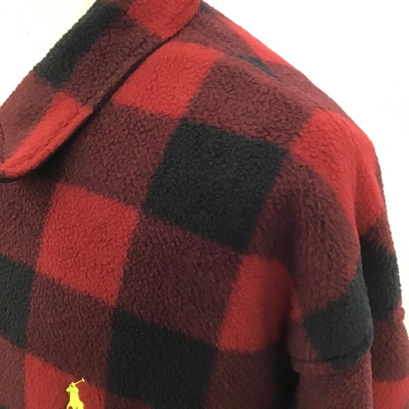 ラルフローレン RALPHLAUREN ジャケット、上着 ジャンパー、ブルゾン PALACE SKATEBOARDS × Polo Ralph Lauren Polar Fleece Harrington L チェック マルチカラー / マルチカラー /  メンズ USED 古着 中古 10102361