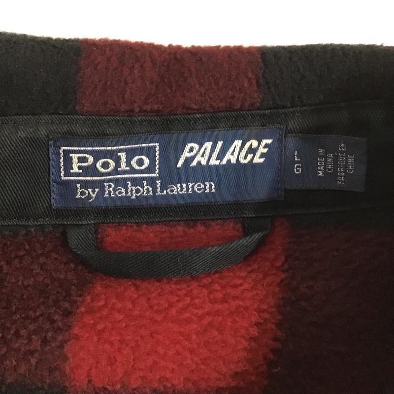 ラルフローレン RALPHLAUREN ジャケット、上着 ジャンパー、ブルゾン PALACE SKATEBOARDS × Polo Ralph Lauren Polar Fleece Harrington L チェック マルチカラー / マルチカラー /  メンズ USED 古着 中古 10102361