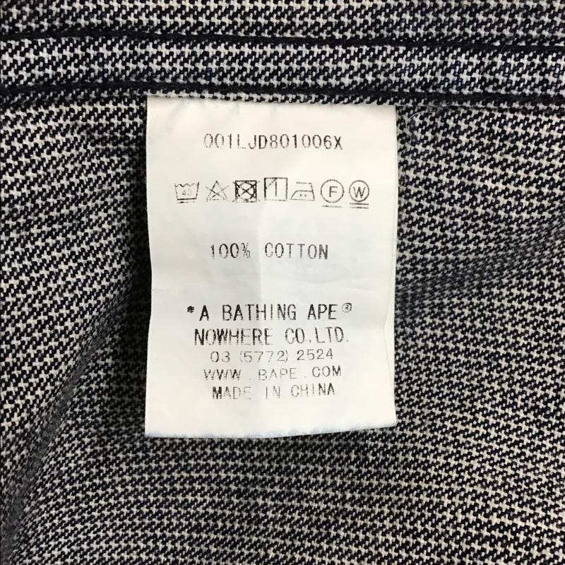 アベイシングエイプ A BATHING APE ジャケット、上着 ジャンパー、ブルゾン ヒッコリー カバーオール ワークジャケット 3L ロゴ、文字 マルチカラー / マルチカラー /  メンズ USED 古着 中古 10102363