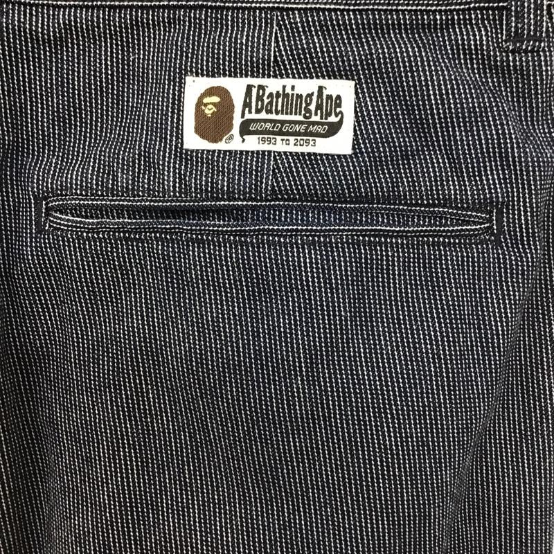 アベイシングエイプ A BATHING APE パンツ ワークパンツ、ペインターパンツ ヒッコリー ワークパンツ 3L  マルチカラー / マルチカラー /  メンズ USED 古着 中古 10102364