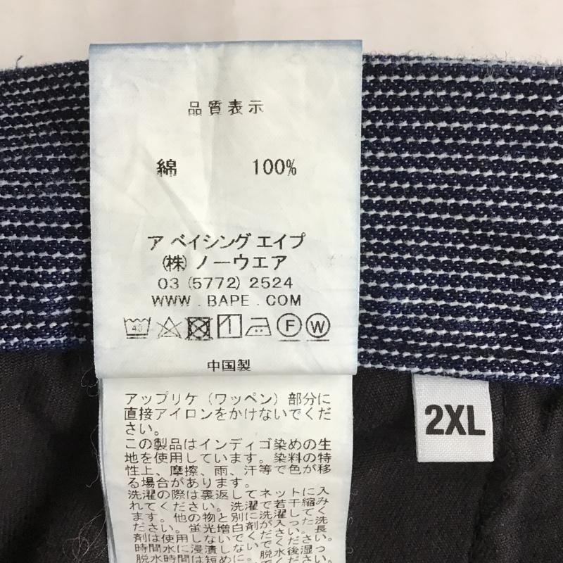 アベイシングエイプ A BATHING APE パンツ ワークパンツ、ペインターパンツ ヒッコリー ワークパンツ 3L  マルチカラー / マルチカラー /  メンズ USED 古着 中古 10102364