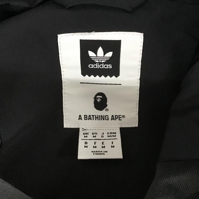アベイシングエイプ A BATHING APE ジャケット、上着 ジャンパー、ブルゾン DU0202 adidas originals BAPE SNOW JACKET 無地 黒 / ブラック /  メンズ USED 古着 中古 10102365