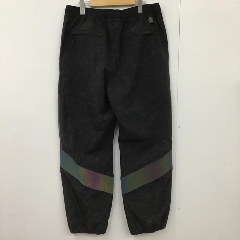 アベイシングエイプ A BATHING APE パンツ ワークパンツ、ペインターパンツ ナイロンパンツ DU0205 adidas Snowboarding 総柄 黒 / ブラック /  メンズ USED 古着 中古 10102366