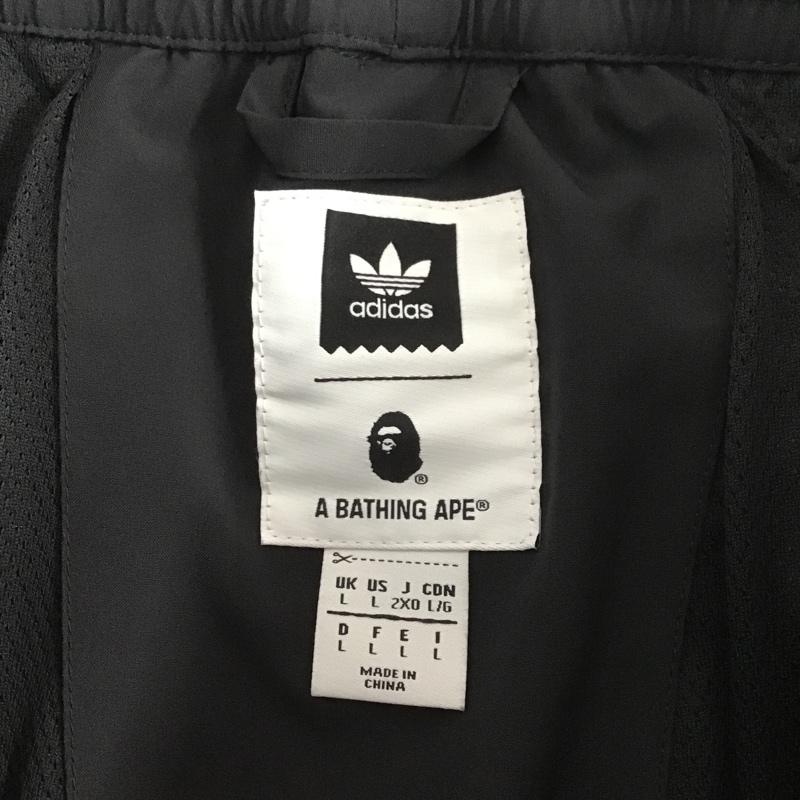 アベイシングエイプ A BATHING APE パンツ ワークパンツ、ペインターパンツ ナイロンパンツ DU0205 adidas Snowboarding 総柄 黒 / ブラック /  メンズ USED 古着 中古 10102366