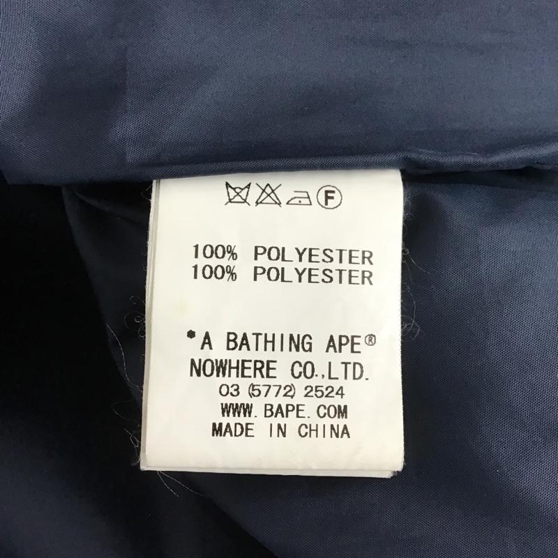 アベイシングエイプ A BATHING APE ベスト ベスト ダウンベスト XL 無地 紺 / ネイビー /  メンズ USED 古着 中古 10102371