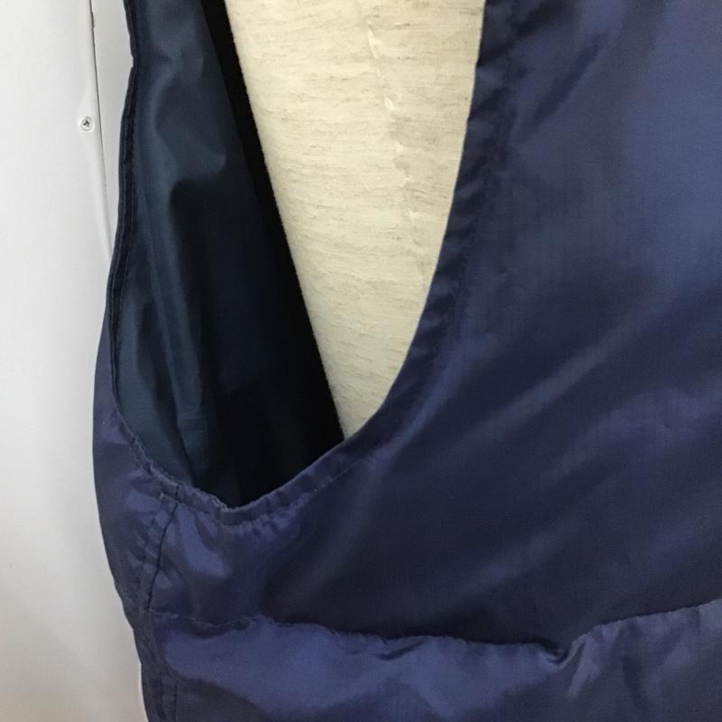 アベイシングエイプ A BATHING APE ベスト ベスト ダウンベスト XL 無地 紺 / ネイビー /  メンズ USED 古着 中古 10102371