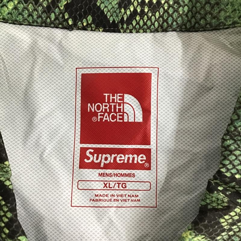 シュプリーム Supreme ジャケット、上着 ジャンパー、ブルゾン THE NORTH FACE 18年 スネーク コーチジャケット NP118031 ナイロン ブルゾン パイソン XL ヘビ柄 X ロゴ、文字 マルチカラー / マルチカラー /  メンズ USED 古着 中古 10102372