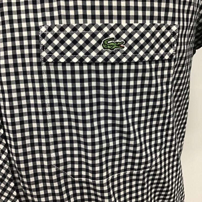ラコステ LACOSTE シャツ、ブラウス 半袖 ボタンダウンシャツ チェックシャツ 38 チェック マルチカラー / マルチカラー /  メンズ USED 古着 中古 10102382