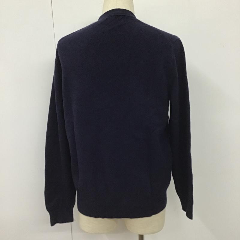 ポロバイラルフローレン Polo by RALPH LAUREN カーディガン 長袖 ポロベア M 無地 紺 / ネイビー /  メンズ USED 古着 中古 10102386