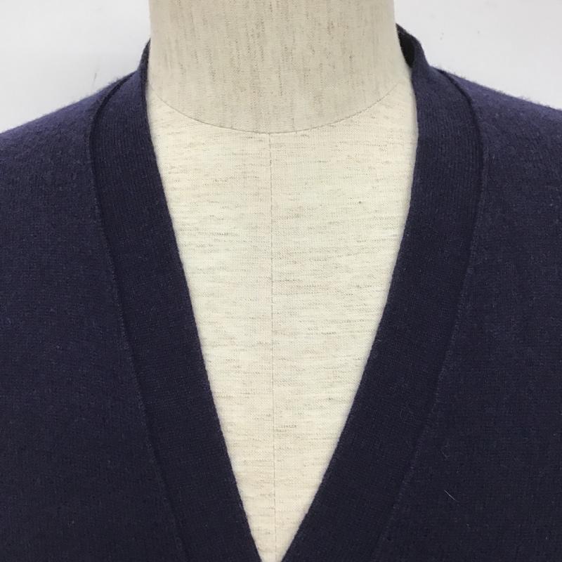 ポロバイラルフローレン Polo by RALPH LAUREN カーディガン 長袖 ポロベア M 無地 紺 / ネイビー /  メンズ USED 古着 中古 10102386