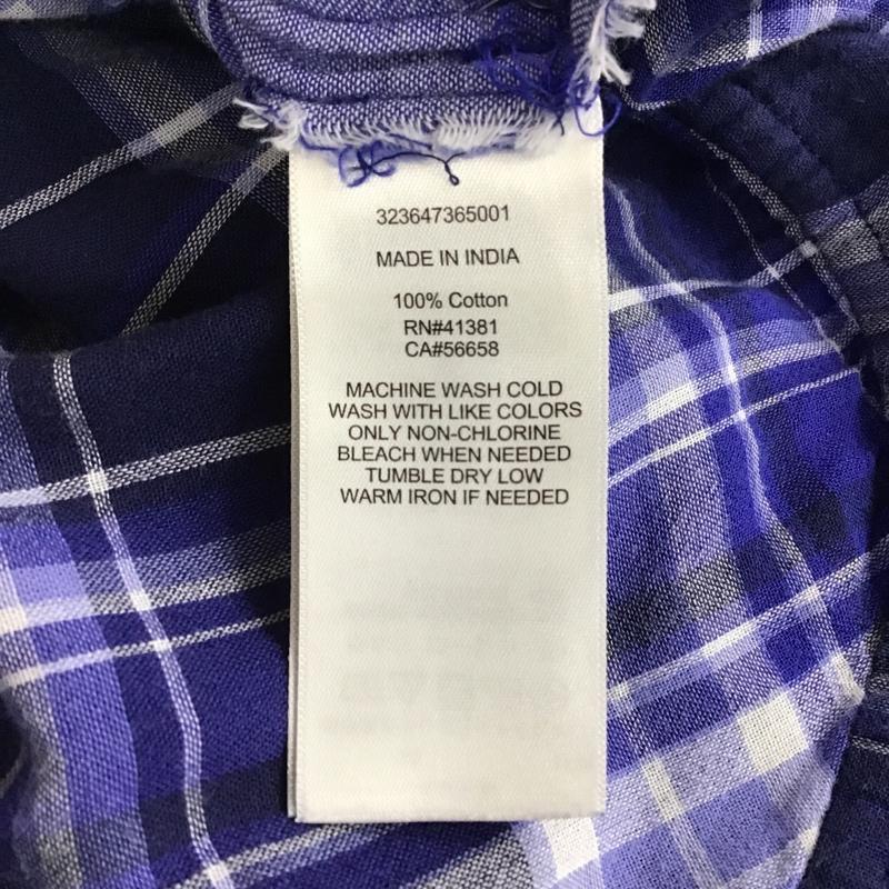 ラルフローレン RALPHLAUREN シャツ、ブラウス 長袖 リバーシブル 無地 X チェック マルチカラー / マルチカラー /  メンズ USED 古着 中古 10102392