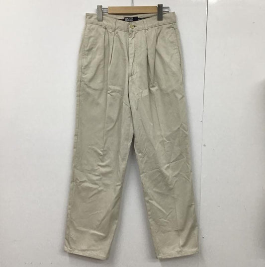 ポロバイラルフローレン Polo by RALPH LAUREN パンツ スラックス 無地 オフホワイト / オフホワイト /  メンズ USED 古着 中古 10102398