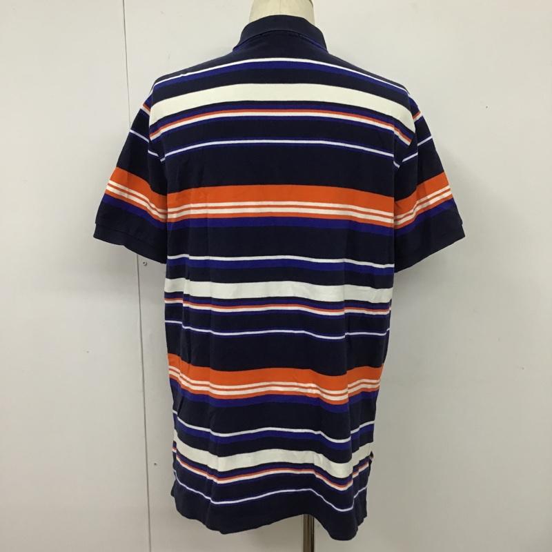 ポロバイラルフローレン Polo by RALPH LAUREN ポロシャツ 半袖 L ボーダー柄 マルチカラー / マルチカラー /  メンズ USED 古着 中古 10102400