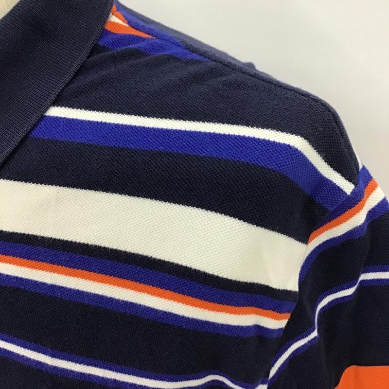 ポロバイラルフローレン Polo by RALPH LAUREN ポロシャツ 半袖 L ボーダー柄 マルチカラー / マルチカラー /  メンズ USED 古着 中古 10102400