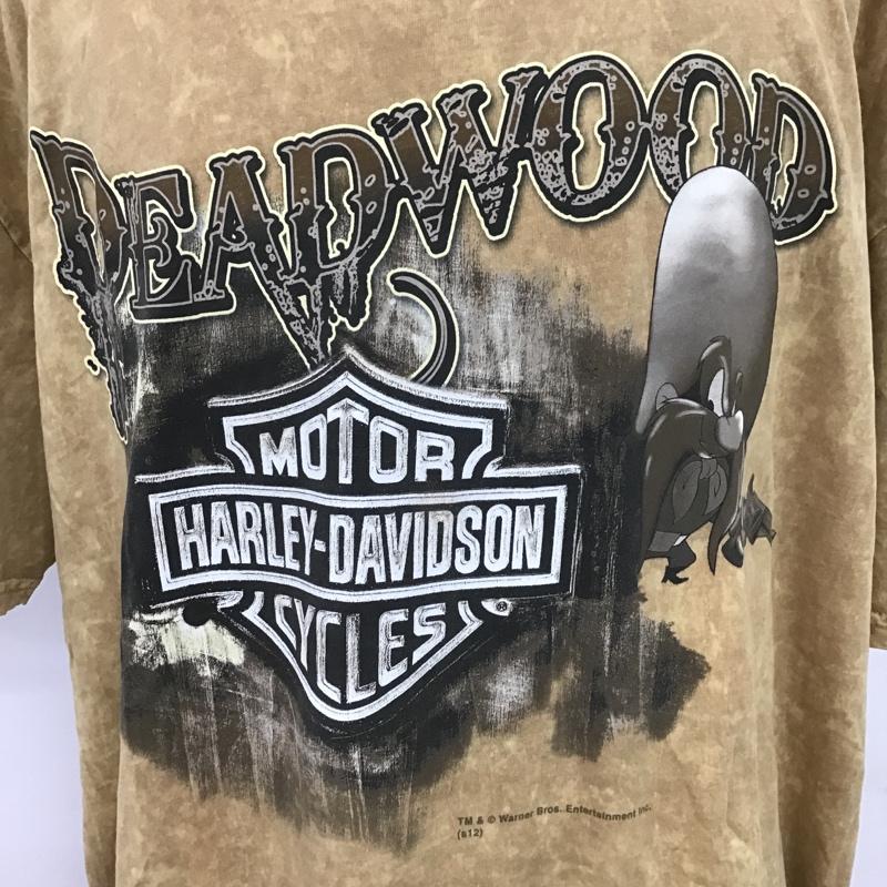 ハーレーダビッドソン Harley-Davidson Tシャツ 半袖 XXL プリント マルチカラー / マルチカラー /  メンズ USED 古着 中古 10102404
