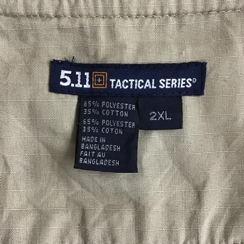 古着 USED ベスト ベスト 5.11 Tactical XXL 無地 ベージュ / ベージュ /  メンズ USED 古着 中古 10102405