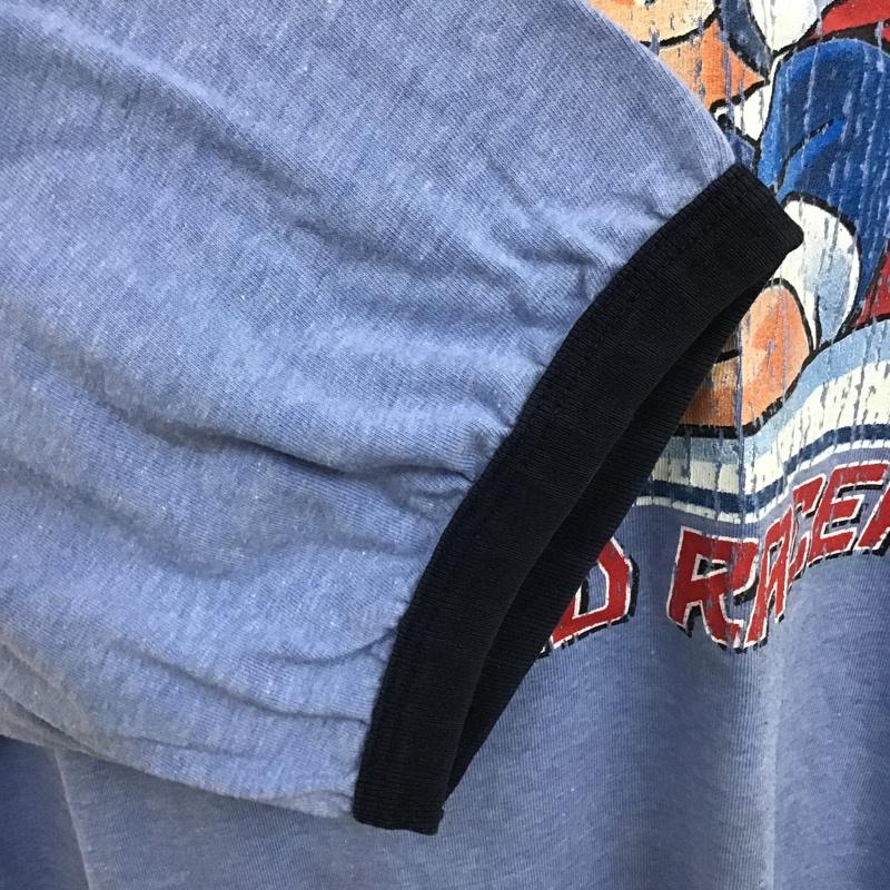 古着 USED Tシャツ 半袖 SPEED RACER プリント 水色 / ライトブルー /  メンズ USED 古着 中古 10102406