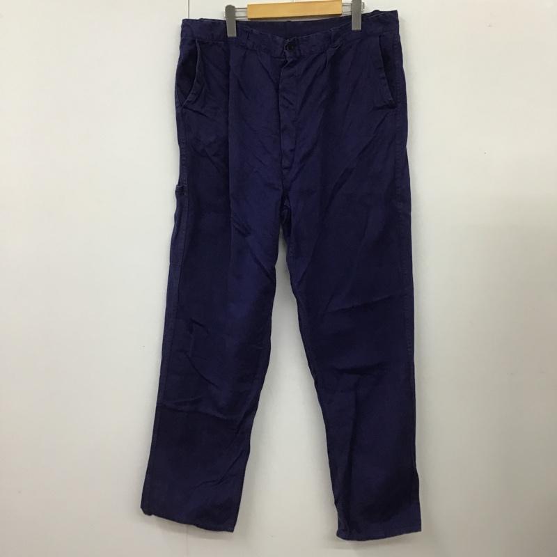 古着 USED パンツ ワークパンツ、ペインターパンツ ユーロ古着 フレンチワーク ユーロワーク 無地 紺 / ネイビー /  メンズ USED 古着 中古 10102408