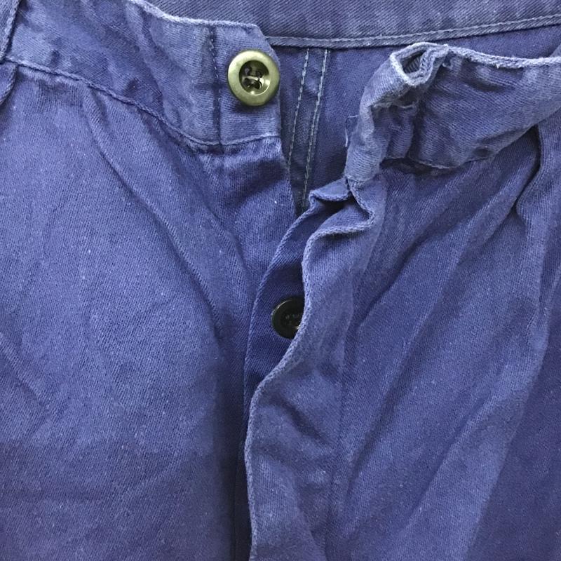 古着 USED パンツ ワークパンツ、ペインターパンツ ユーロ古着 フレンチワーク ユーロワーク 無地 紺 / ネイビー /  メンズ USED 古着 中古 10102408