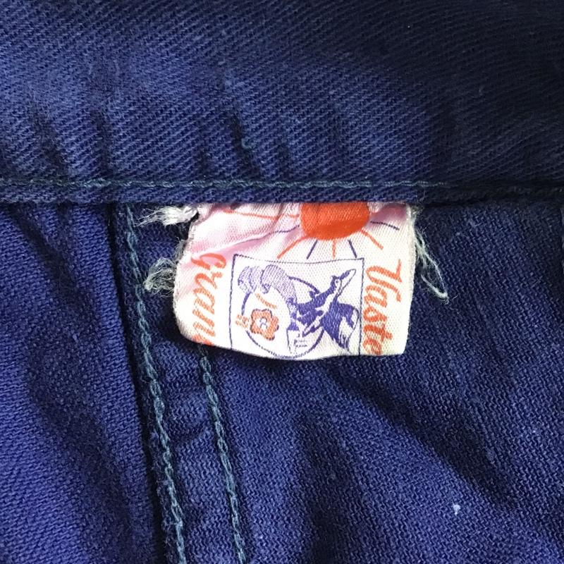 古着 USED パンツ ワークパンツ、ペインターパンツ ユーロ古着 フレンチワーク ユーロワーク 無地 紺 / ネイビー /  メンズ USED 古着 中古 10102408