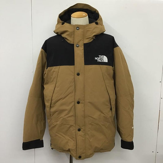 ザノースフェイス THE NORTH FACE ジャケット、上着 ダウンジャケット ND91930 Mountain Down Jacket マウンテンダウンジャケット XL 無地 黒 / ブラック / X キャメル / キャメル /  メンズ USED 古着 中古 10102417