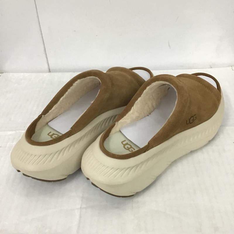 アグ UGG サンダル サンダル 1127631 M CA805 V2 SLIDE ミッドソール スライドサンダル 23.5cm 箱有 23.5cm ロゴ、文字 ベージュ / ベージュ /  レディース USED 古着 中古 10102424