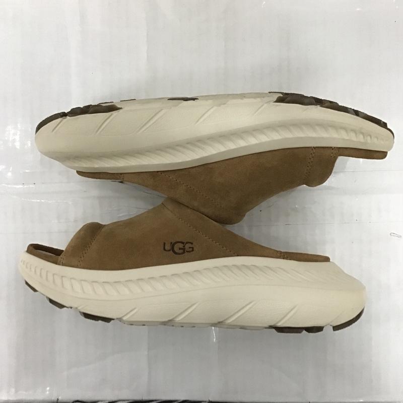 アグ UGG サンダル サンダル 1127631 M CA805 V2 SLIDE ミッドソール スライドサンダル 23.5cm 箱有 23.5cm ロゴ、文字 ベージュ / ベージュ /  レディース USED 古着 中古 10102424