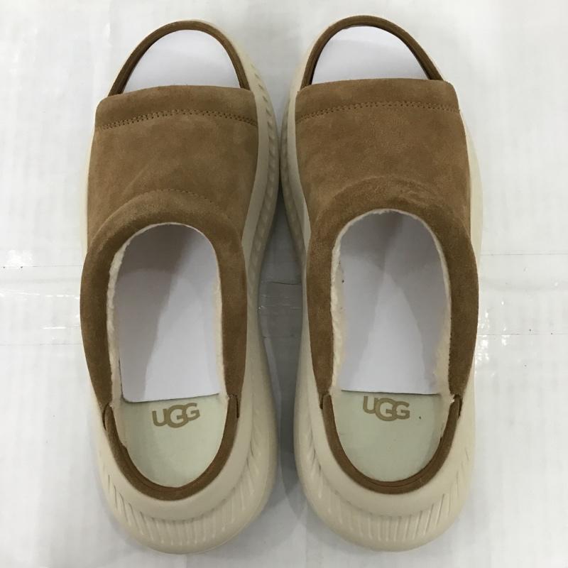 アグ UGG サンダル サンダル 1127631 M CA805 V2 SLIDE ミッドソール スライドサンダル 23.5cm 箱有 23.5cm ロゴ、文字 ベージュ / ベージュ /  レディース USED 古着 中古 10102424