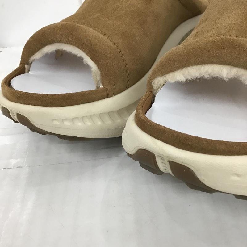 アグ UGG サンダル サンダル 1127631 M CA805 V2 SLIDE ミッドソール スライドサンダル 23.5cm 箱有 23.5cm ロゴ、文字 ベージュ / ベージュ /  レディース USED 古着 中古 10102424